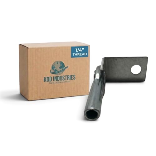 Right Angle Threaded Rod Clip with 1/4" Hole 50 Pack