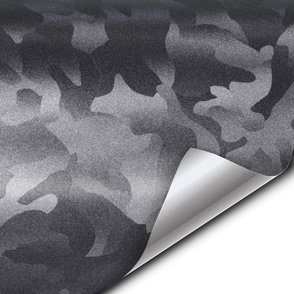 VViViD+ Stealth Medium Pattern Camouflage Vinyl Wrap Roll (1ft x 5ft, Ghost Metal) 1ft x 5ft