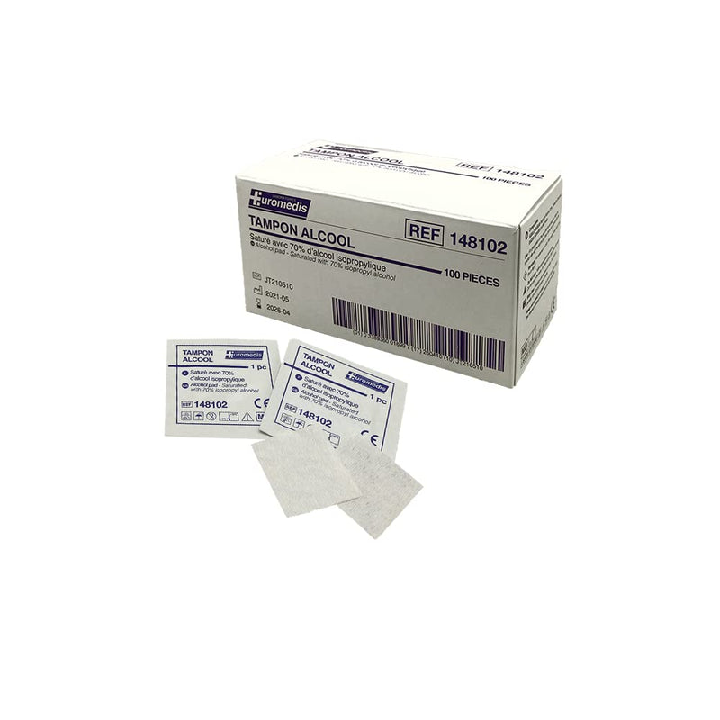 Alcohol Swabs 70° - Pack of 100 Euromedis