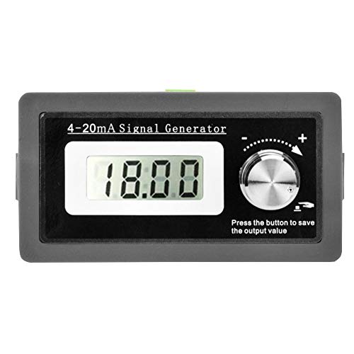 Nikou 4-20 mA Current Loops Signal Generator, High Accuracy LCD Two-Wire Portable Mini Converter Test Current Signal Converter