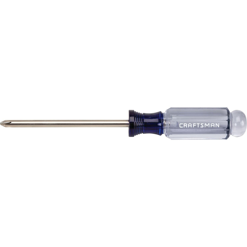 CRAFTSMAN Phillips Screwdriver, PH #2 X 4 IN, Acetate (CMHT65004) 1 Count (Pack of 1)