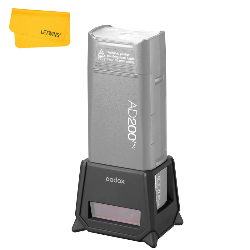Godox AD200Pro-PC Silicone Fender Case for Godox AD200 Pro AD200 Pro II AD200, Protect Your AD200Pro AD200 AD200Pro II Flash Screen, or Serve As an Ideal Replacement for a Floor Light Stand