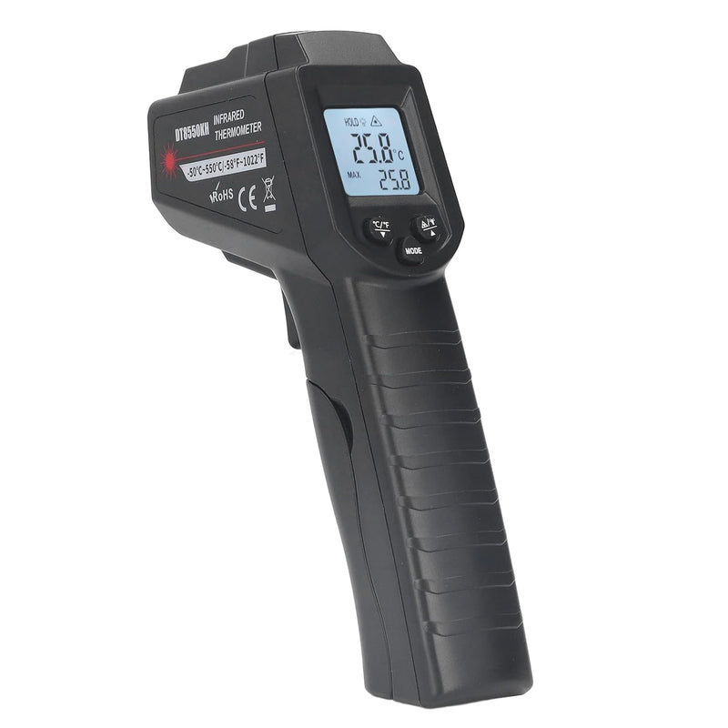 ERICKHILL Infrared Thermometer, -58°F~752°F (-50°C~400°C) Temperature Gun Non-Contact Digital Laser Thermometer with Adjustable Emissivity and Temp Alarm for Cooking Rook Repairs, Blue -50°C~400°C (-58°F~752°F)