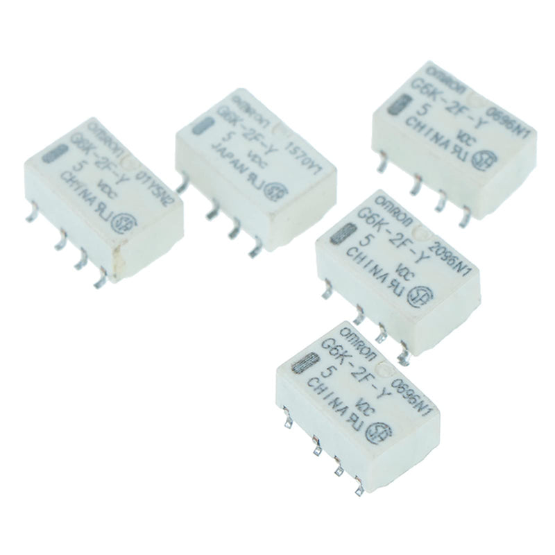 Relay Module DC 5V, 5 Pieces 1A Signal Relay Mini Power Relay 1 Channel Relay Module for Electronic Components for Omron Relay
