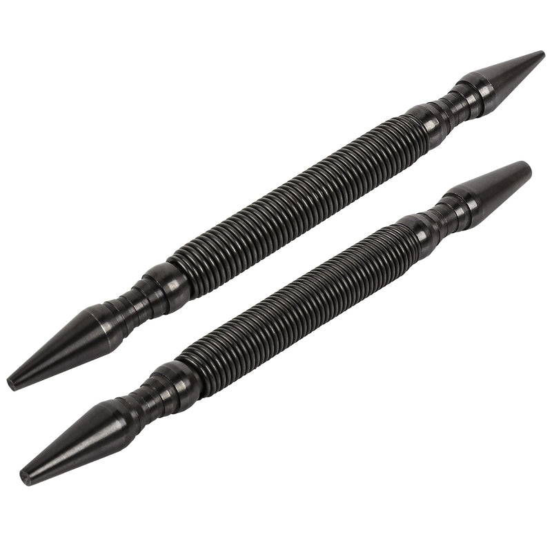 HIT Tool Pro Finish Kit includes 1/32"(#1), 2/32"(#2), 3/32"(#3), 4/32"(#4) Combination Nail Setters (2 Piece) Hammerless Spring Punch Set