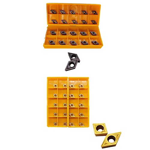 20pcs DCMT070204 +10pcs Each CCMT060204 DCMT070204 indexable Carbide Turning Insert