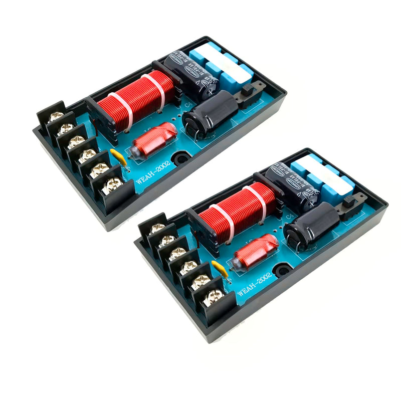 2 Way Car Audio Speakers Two Crossover Divider Crossover Filter,2PCS Speaker Frequency Divider 2 Way Frequency Divider for Car Speaker 150W 2Way 2 Unit Audio Frequency Divider for Car Audio