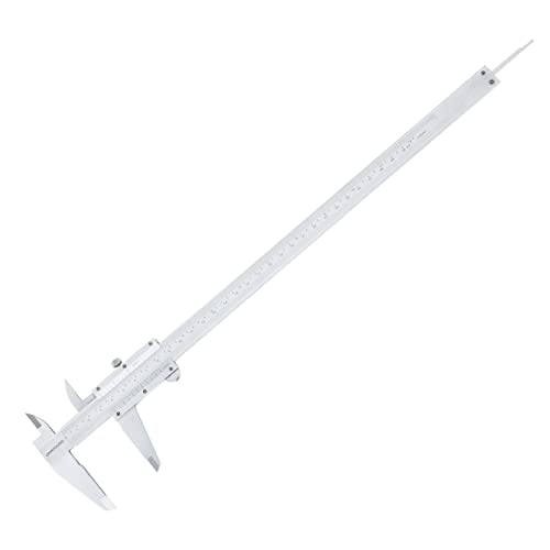 Carbon Steel Vernier Caliper Dual Reading Scale Metric Calipers Measuring Tool Inside Outside Depth and Step Measurements 0-12" Inch/Metric Range 0.05/0.0078" Resolution DRINYOUNG0-12 L 0-12" (Vernier Caliper, Carbon Steel)