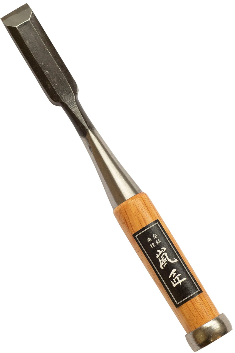 Japanese Chisel 18mm 3/4" Mortise Chisel Oire Nomi, Professional Wood Chisel for Woodworking, Japanese Red Oak Handle, Made in JAPAN