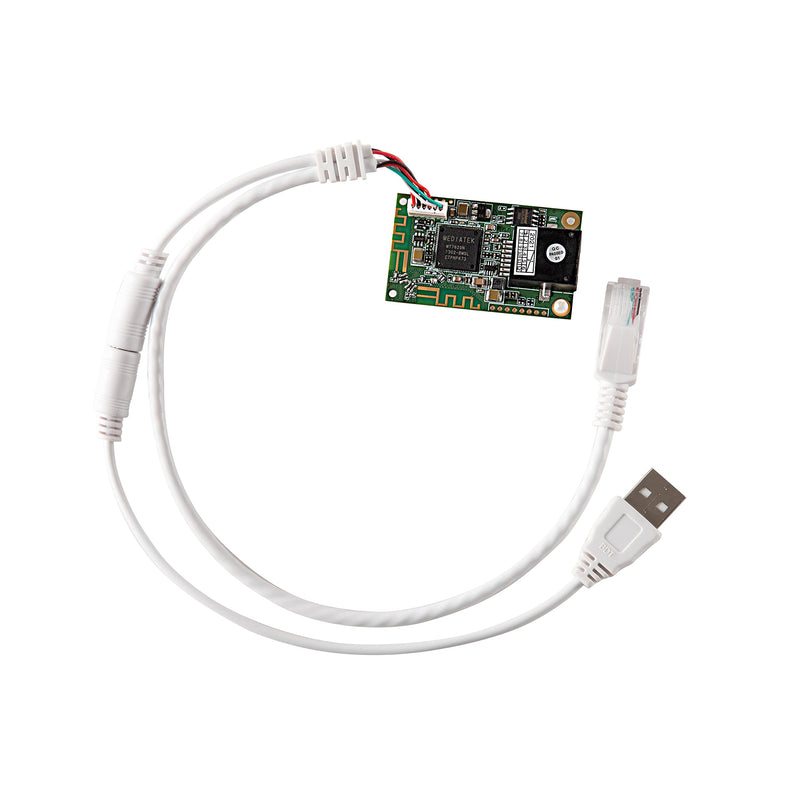 VONETS WiFi Module/Wireless Ethernet Bridge/Repeater/Mini Router/2.4GHz Hotspot Signal Booster/Extender/Amplifier AP 2 RJ45 Ports, USB/DC Powered for DIY Industrial Engineering Network Devices VM300-L 2.4G