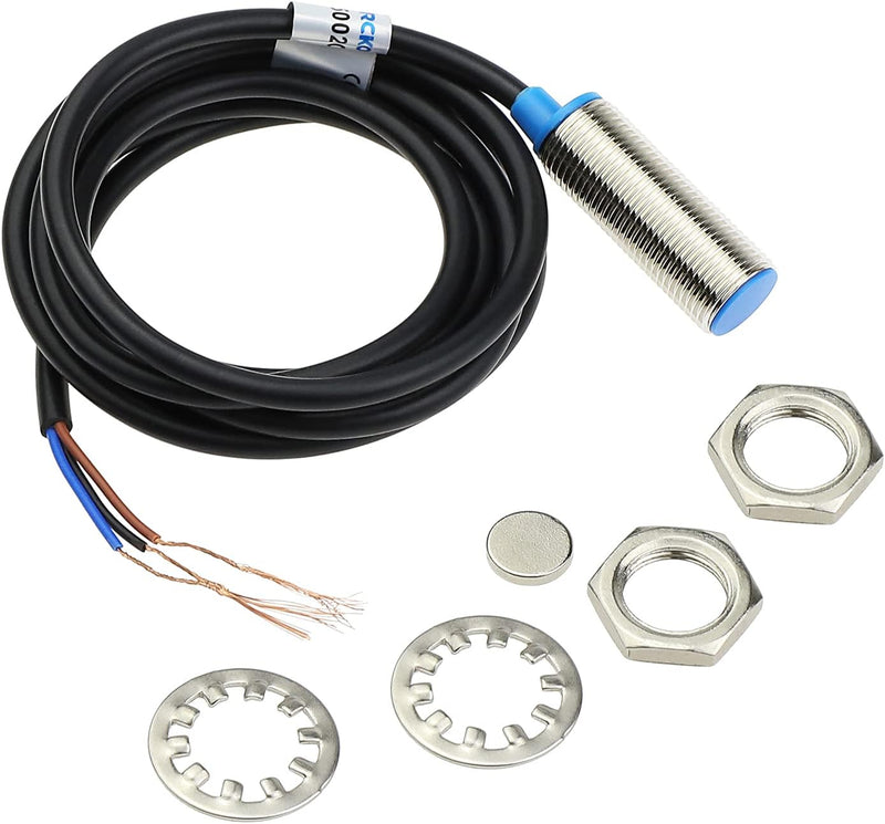 3 Pack NJK-5002C 10mm Hall Effect Switch Proximity Effect Sensor Inductive Switch NPN NO Normally Open with Magnet DC5-30V