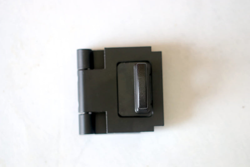 The Door Guardian - Door Lock for in-Swinging Doors, Home Security Latch Device, Childproof, Easy to Install (Black) Black