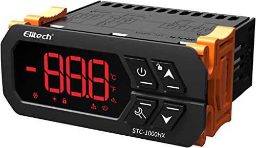 Elitech STC-1000HX Digital Temperature Controller Thermostat with Alarm Thermostat Intelligent LED -50℃ ~ 99℃ with Sensor AC10V-220V