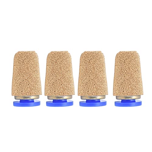 4 pieces PSF-4 pneumatic silencer, noise absorber, copper, pneumatic compressed air silencer for cylinders, solenoid valves, crankcase, transmission, fuel tanks, pneumatic tools
