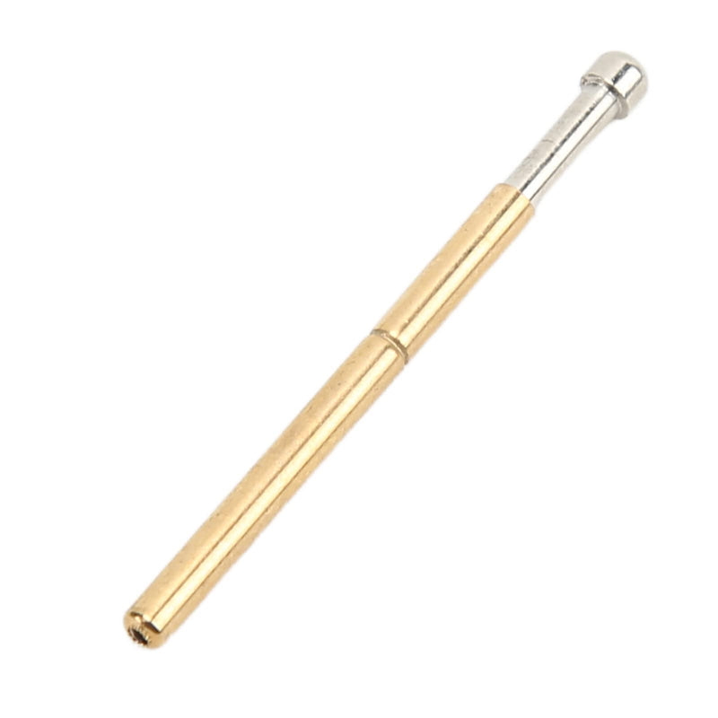 Pack of 100 P125‑D Spring Test Tips Large Round Head Type 2.0 mm Diameter Pogo Pin Test Tools PCB Testing Pin The Spring Test Tip