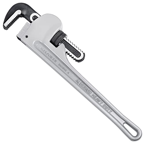 MAXPOWER 18-inch Pipe Wrench, 2.5 inch Jaw Opening Capacity