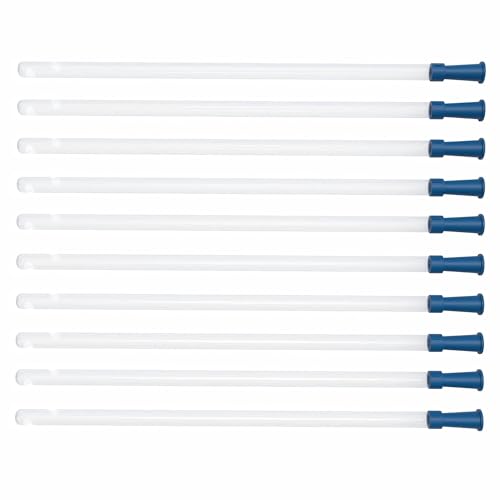 10 x Flexible Enema Aid I Intestinal Tube for Irrigator Set/Enema Cup I Choice of Sizes (CH 25 - Diameter 8.3 mm) CH 25 - Ø 8,3mm