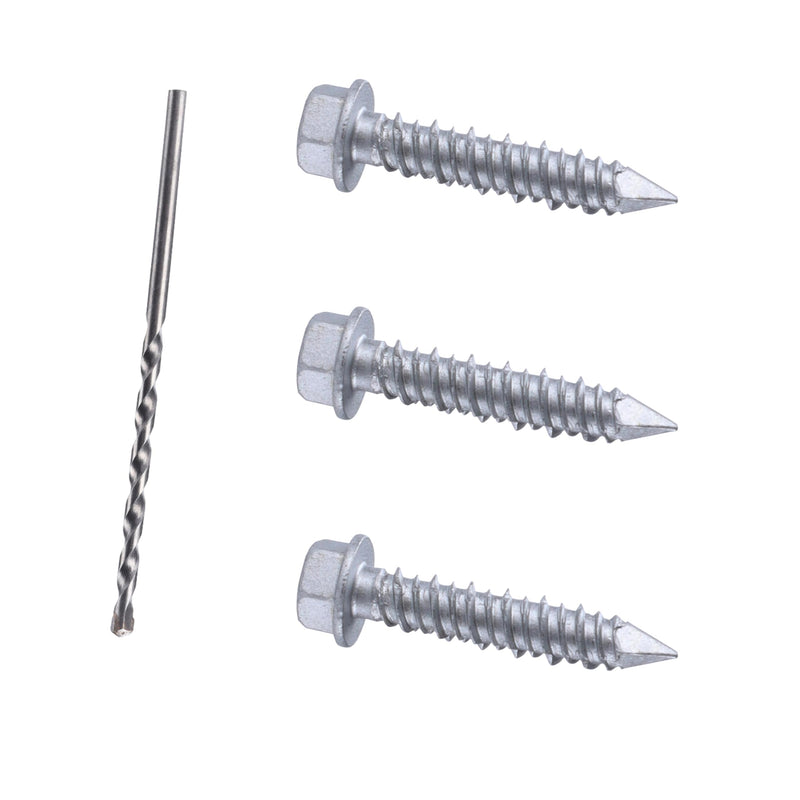 3/16 x 1-1/4" 410 Stainless Steel Hex Head Tapcon Concrete Screw Anchor, for Anchoring to Masonry, Block or Brick (100Pcs) 3/16 x 1-1/4"