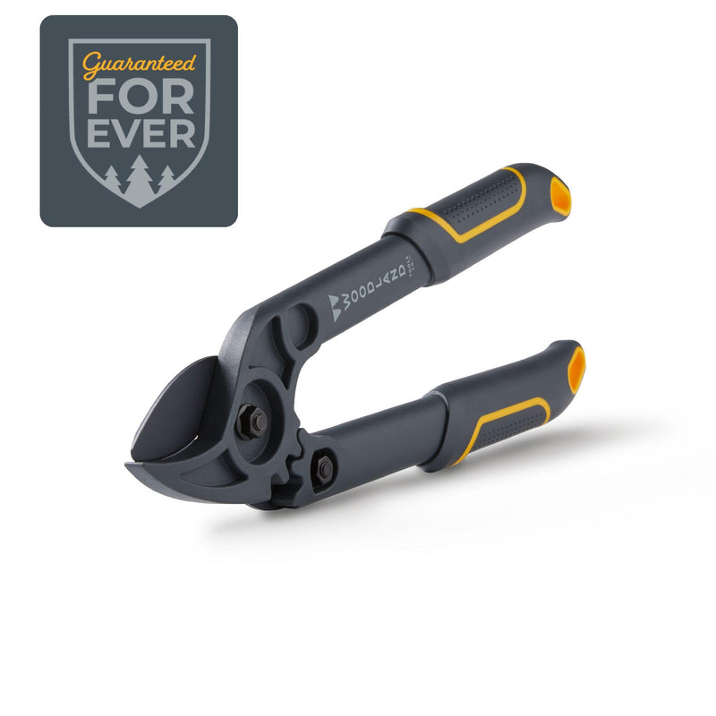 Woodland Tools Duralight Compact Lopper, 16 Inch Anvil Branch Cutter with Gear Assist and Glass-Filled Nylon Handles, Lightweight Tree Pruner for Dry Branches, Tight Spaces, and Everyday Yard Work