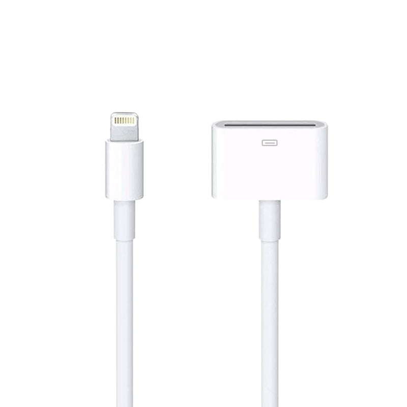 Lightning to 30-Pin Adapter, iPhone Charging Data Sync Connector Cable 8-Pin Male to 30-Pin Female Output Adapter Compatible iPhone 14/13/12/11/X/8/7/6/5/4S/4/3/3G/iPad/iPod(0.2 m)