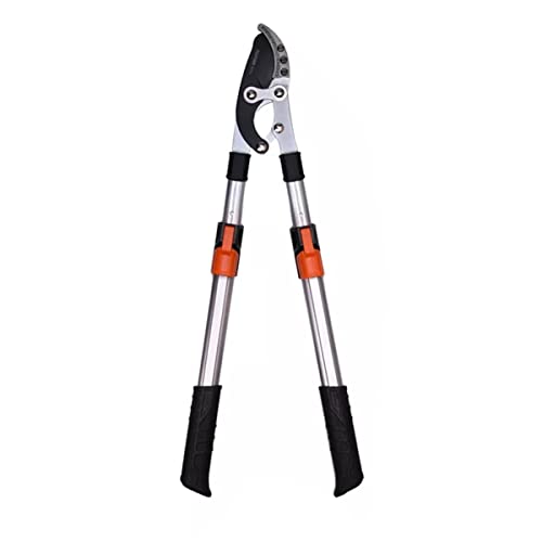 Edward Tools Extendable Anvil Lopper 28” - 35” - 1 1/2” Diameter Branch Cutter - Comfort Rubber Grip - Teflon Non stick blade - Aluminum Handles