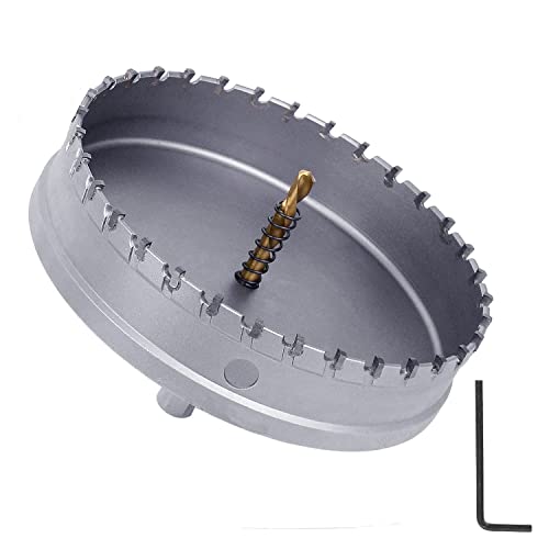 160mm / 6.3 inch Metal Steel Hole Saw Drill Bit, Metal Hole Cutter for Thick Metal,Stainless Steel,Iron and Wood (160mm / 6.3 inch)