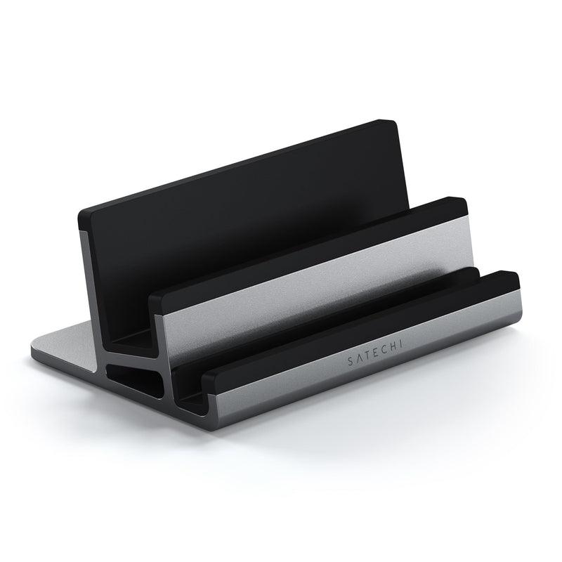 Satechi Dual Vertical Aluminum Stand, Universal Compatibility, for MacBook Air/Pro M4, iPad Air/Pro M4/M3, iPad mini, iPhone 17 and More