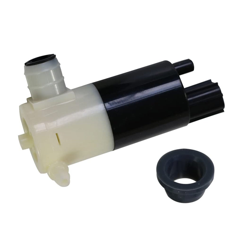 Windshield Washer Pump w/Grommet Replacement for Chrysler Dodge Ford Jeep Lincoln Replaces OEM 05103452AA, 05011807AB, 55077241AA, 05013160AA