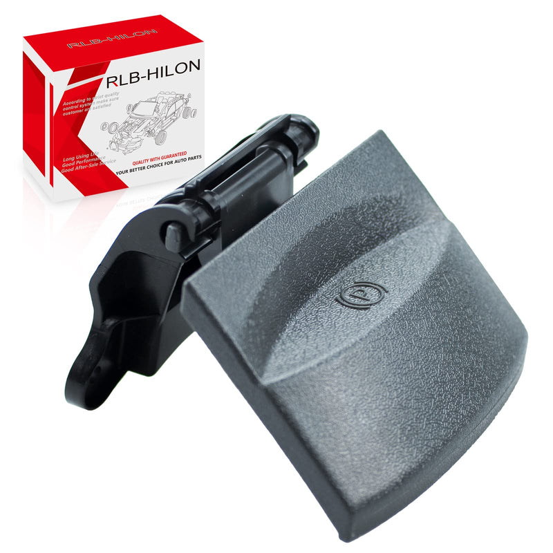 RLB-HILON Parking Brake Release Handle Compatible with Dodge Ram 1500 RAM 2500 RAM 3500 Dodge Durango, Slate Gray Color, Replace# ZR95XDHAH