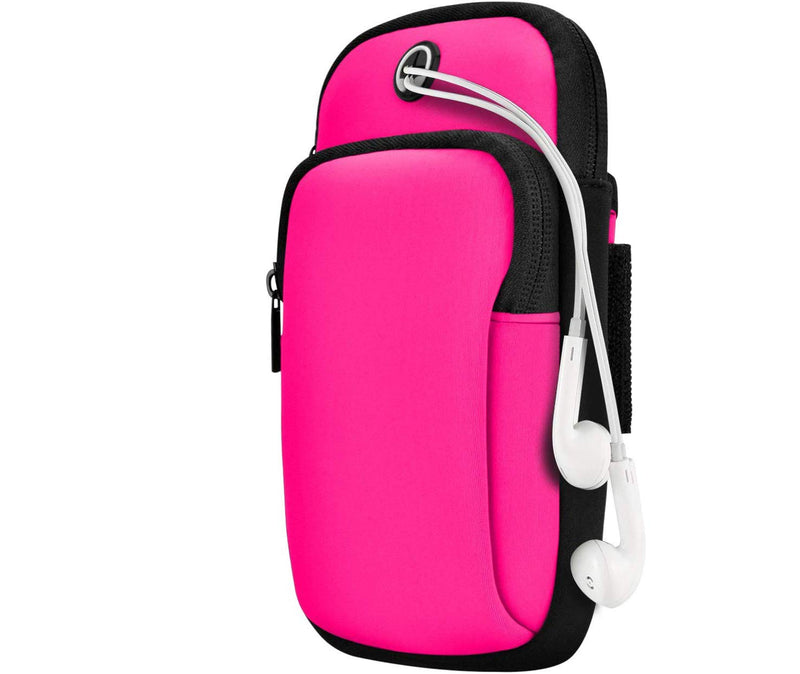 Armband Cell Phone Holder for Running Women,iPhone Armband 15 14 13 12 11 Pro Max Xs Xr X 8 7 6 Plus SE Mini,Samsung Galaxy S24 S23 S22 S21 Ultra S20 Note 20 Key Pouch,Exercise Arm Bands Bag 3-Pink