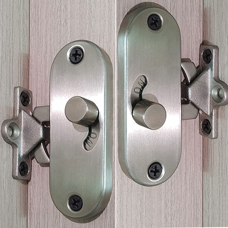 KAFENDA 90 Degree Door Lock, Bifold Door Lock Bolt Latch for Sliding Barn Door Security (2 Locks) 2 locks