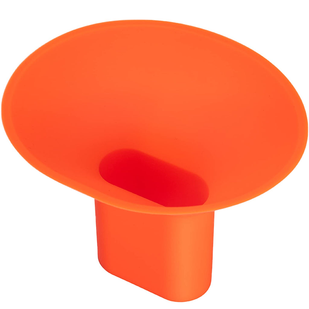 QUICKWOLF X3 Oil Change Funnel, Maverick X3 Oil Drain Funnel Compatible for Can Am X3 Oil Funnel by Flexible Silicone for Most of UTV ATV Motorcycle Car(Orange) Orange