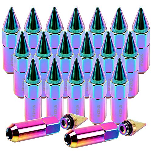 SCITOO M12x1.5 Lug Nuts 2.37 inch Length for Honda/for Toyota Lug Bolts
