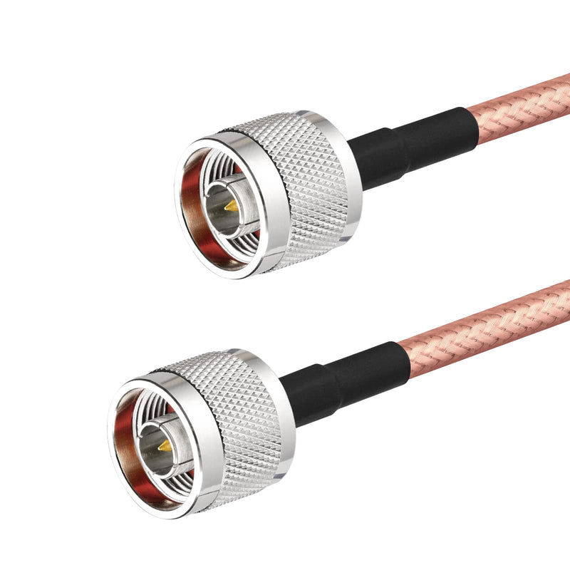 Superbat N Male to N Male Coaxial Cable 3ft High Power RG142 Coax Cable Low Loss 50 ohm Jumper for Duplexer Repeater Cell Booster Antenna Systems etc. 3ft 1pcs