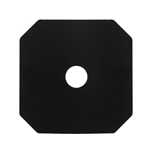 10 Pack Black Decorative Washer Plates,3" x 3"