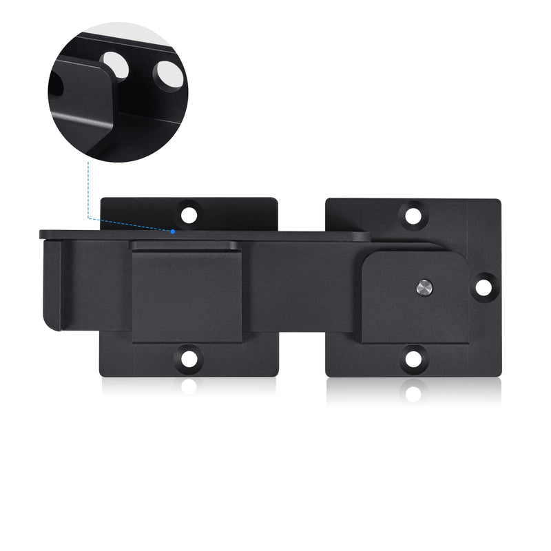 7.5" Flip Gate Latch Lock with Padlock Holes 1Pack, 4mm Heavy Duty Aluminum Alloy Door Latch for Outdoor Wooden Fence, Swing and Sliding Open Gate, Double Gate, Barn Door, Shed, Vinyl Fence 1