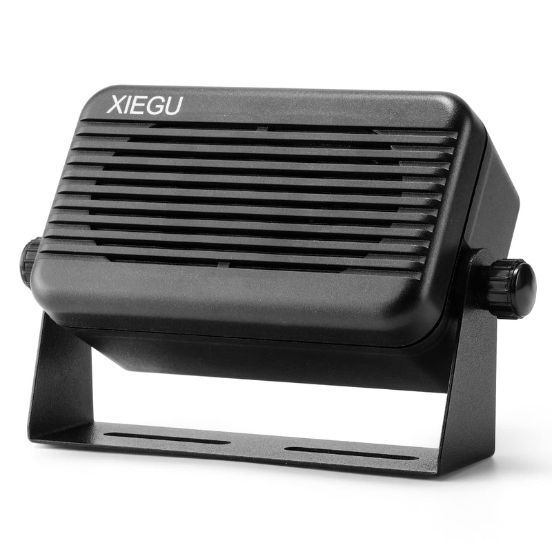 Xiegu GY03 3.5mm Plug Rectangular External Speaker with Stereo Sound for CB/Mobile/Ham Radio, HF Transceivers, Compatible X6100 G1M