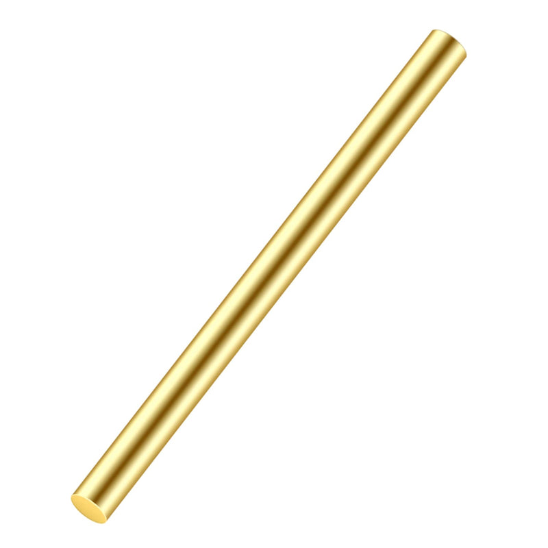 DYWISHKEY 1 Pieces 12 inches 3/4 inch Brass Rods, Brass Round Stock Lathe Bar Stock for DIY Craft Making, Handle Pin, Brass Rod 3/4 inch in Diameter, 12 inches in Length 3/4"x12"