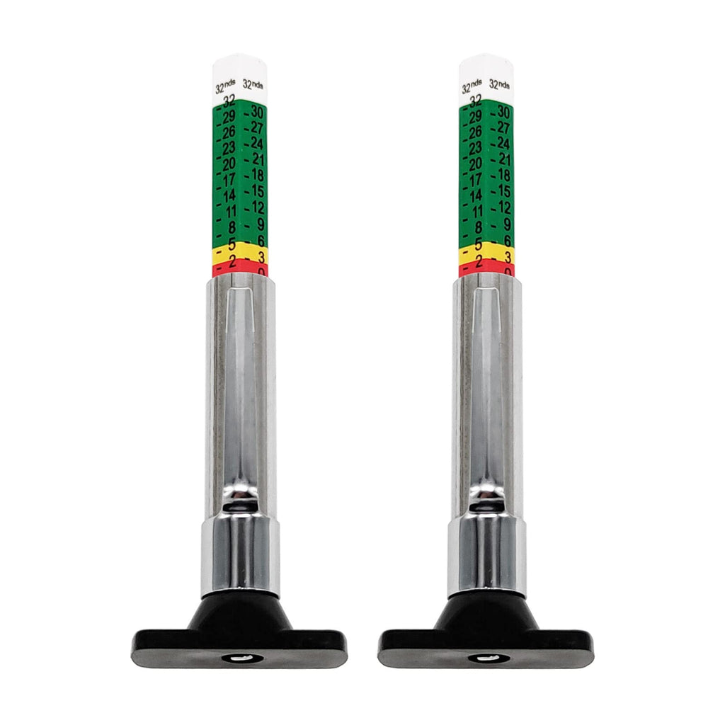 Tire Tread Depth Gauge, 2 Pack