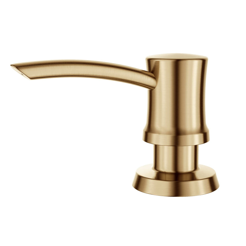 KRAUS Kitchen Soap and Lotion Dispenser in Brushed Brass, KSD-54BB Traditional Style