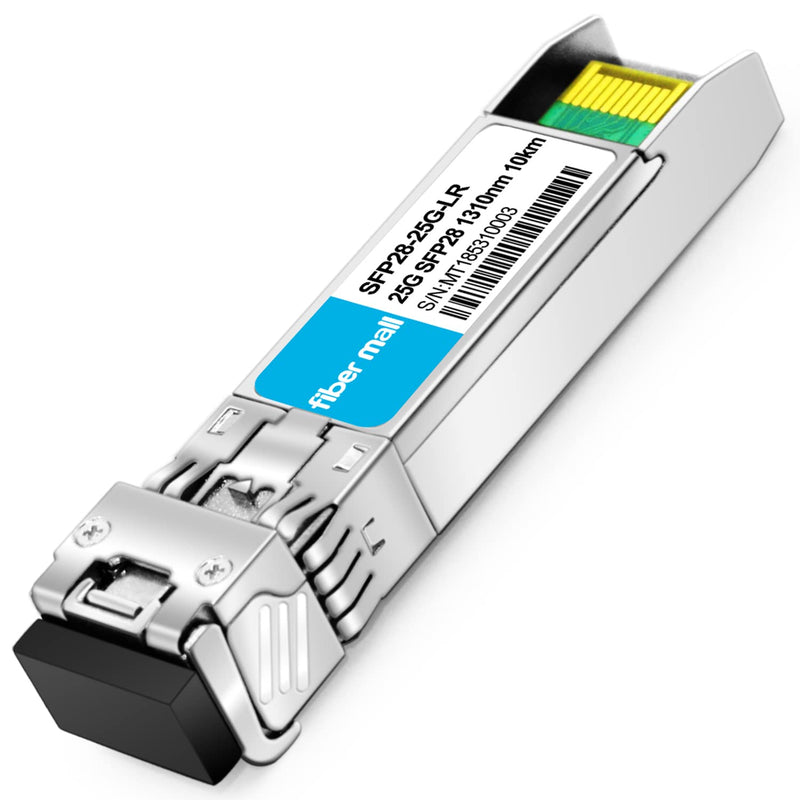 25G SFP28 LR for Intel E25GSFP28LRX,25GBASE-LR SFP28 1310nm 10km DOM LC SMF Optical Transceiver Module 25GBASE-LR: 10km