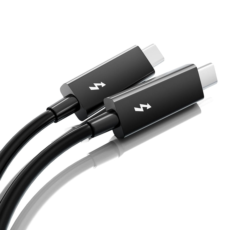 Active Thunderbolt 3 Cable 6.6ft/ 2M, USB-C to USB-C Cable with 100W Charging/ 40Gbps Data Sync and 5K/4K @60Hz, Compatible with Type-C Mac Books, iPad Pro 2021/22, Dell, Docking, SSD, Hub and more Thunderbolt 3 - 2m / 6.6ft
