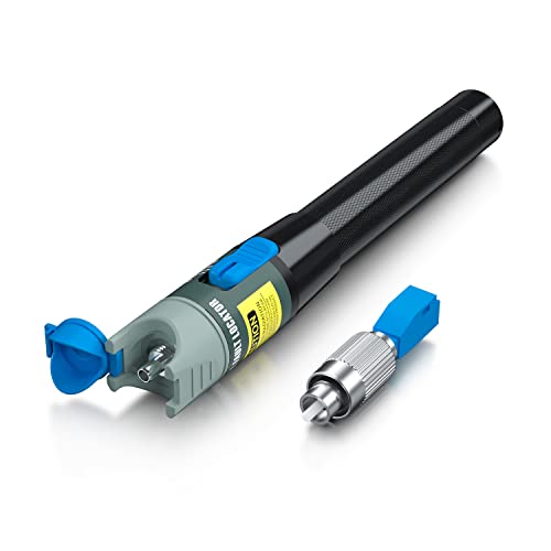 Fibre Optic Cable Tester Visual Fault Locator (VFL) 30 km, Fibre Optic Cable Tester Tools for FC, SC, ST and LC Adapter Visual Fault Locator (30mW)