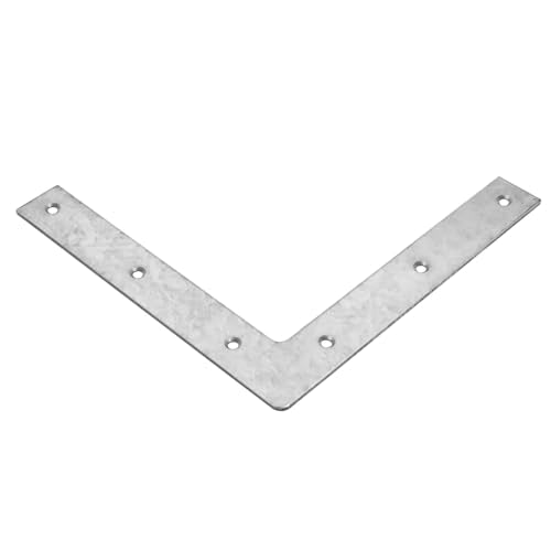 10 Pack 5-1/2" x 5-1/2" x 3/4" Flat Corner Brace, L Flat Mending Plate