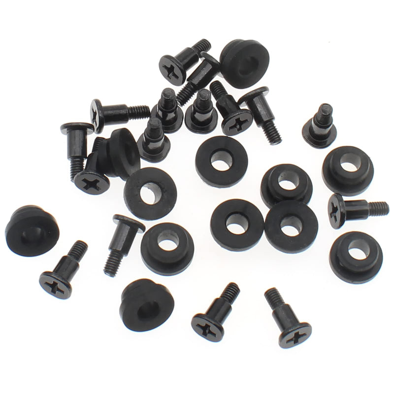 FDXGYH 12 Pcs Hard Disk Drive Screws and Shock Absorption Rubber Washer Kit for 3.5 inch HDD PC Hard Disk Drive Mounting Accessories 3.5IN