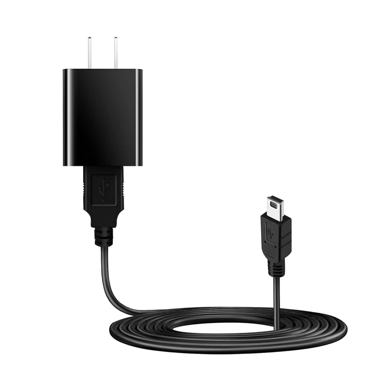 Wall Fast Charger & 5FT Mini-USB Charging Cable Power Cord for Garmin Drive Smart Nuvi GPS 40 42 42LM 44 52 52LM 54 54LM 55 55LMT 56 57 57LM 58 65LM 66LM 67LM 68LM 200w 205w 250 255w 260w 256w 1300 Wall charger