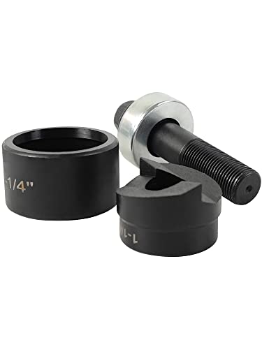AMZCNC Knockout Punch Unit 1-1/4 Inch Conduit Hole with Manual Draw Stud