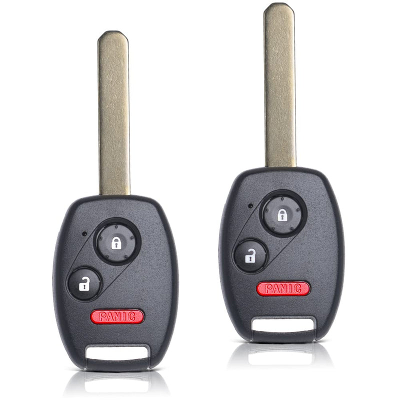 Key Fob Remote Replacement Fits Honda CR-V 2007 2008 2009 2010 2011 2012 2013/CR-Z 2011- 2014 2015/Fit/Insight/Accord Coupe/Crosstour MLBHLIK-1T Keyless Entry Remote Control 35111-SWA-306(Pack of 2)