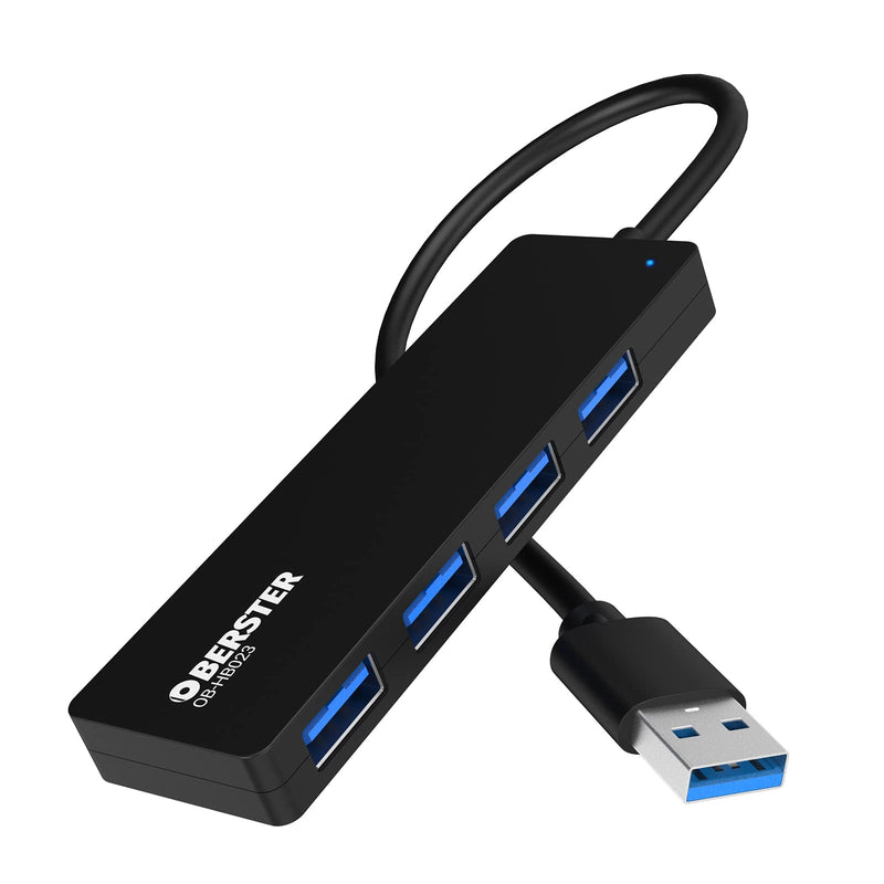 USB Hub 4 in 1 USB 3.0 Hub Ultra Slim USB Adapter USB Splitter USB 3.0 Hub with 4 USB 3.0 Port USB Splitter for MacBook, MacBook Pro/Air, Mac mini, iMac MacPro, Windows Laptops Surface Pro, XPS 4 in 1&USB 3.0