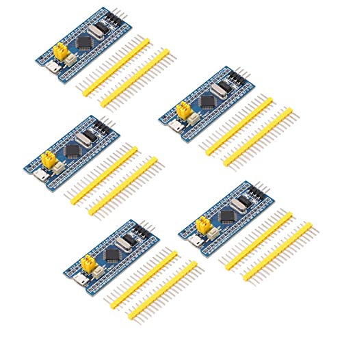 STM32F103C8T6 Minimal, Electronic Component Module Component Module Electronic Component Module System Development Board with Overcharging, Overdischarge, Short Circuit Protection, Mirco Pack of 5